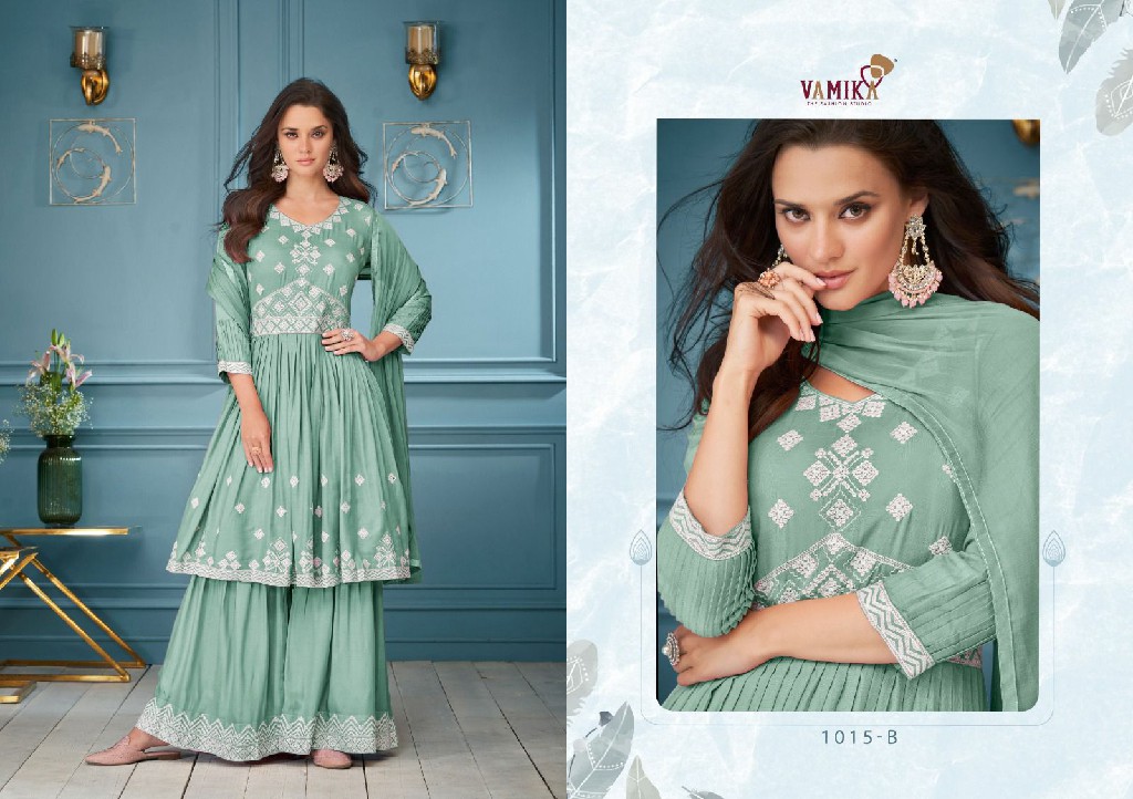 Vamika Lakhnavi Vol-3 Super Hit Wholesale Readymade 3 Piece Salwar Suits