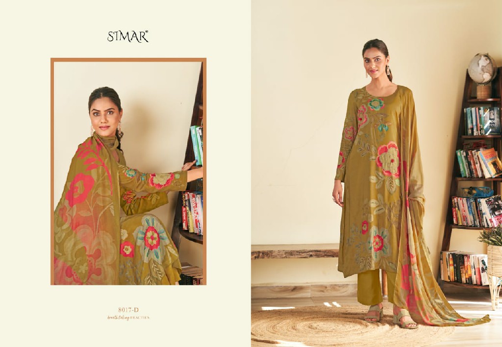 Glossy Simar Prisha Wholesale Pure Viscose Muslin With Hand Work Suits