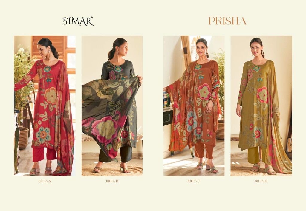 Glossy Simar Prisha Wholesale Pure Viscose Muslin With Hand Work Suits
