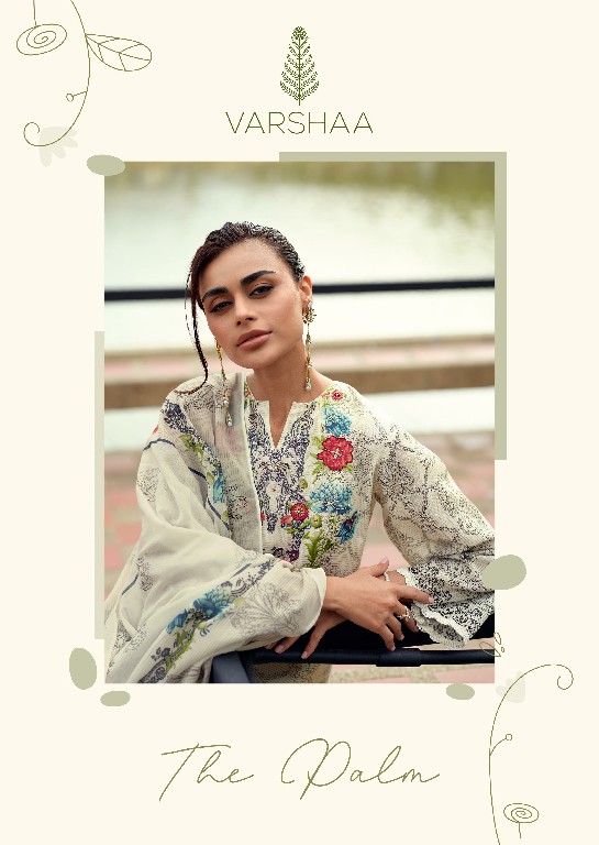 Varshaa The Palm Wholesale Cotton Linen With Handwork Suits