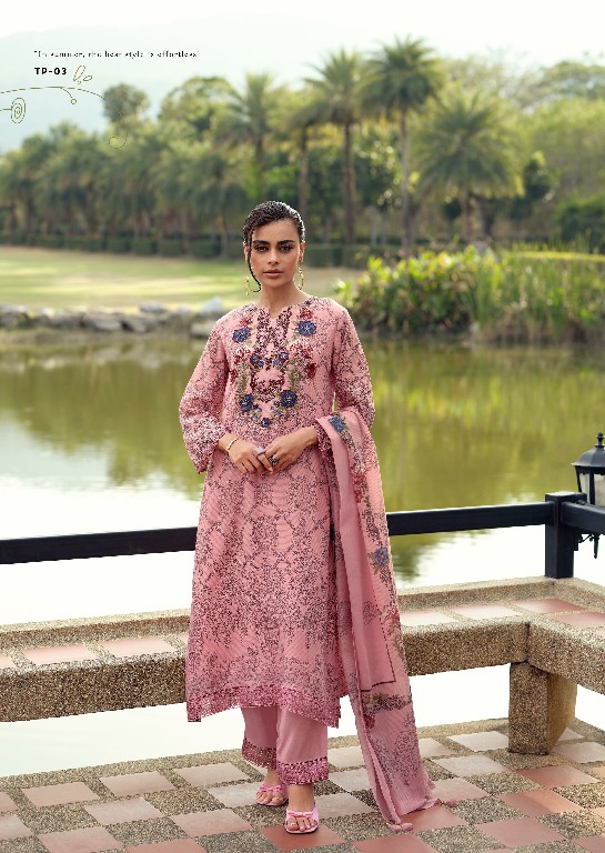 Varshaa The Palm Wholesale Cotton Linen With Handwork Suits