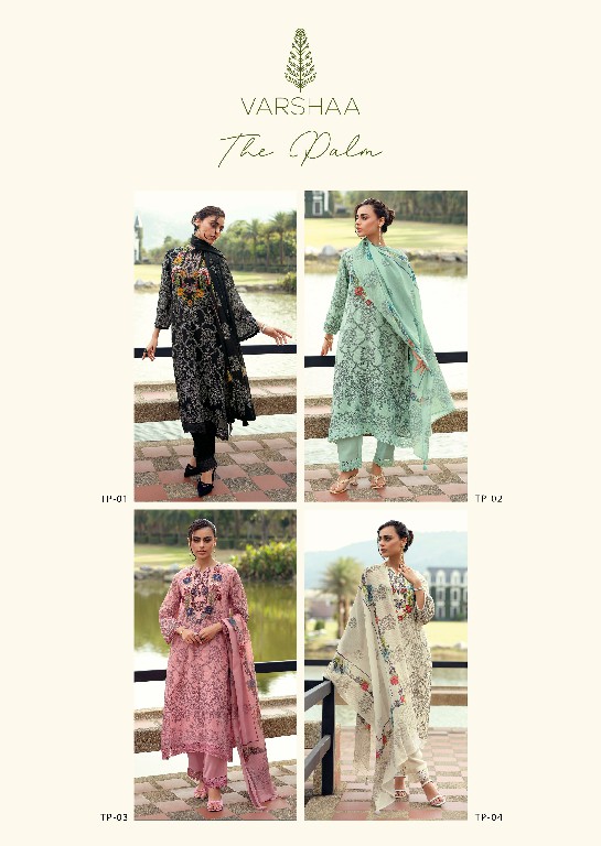 Varshaa The Palm Wholesale Cotton Linen With Handwork Suits