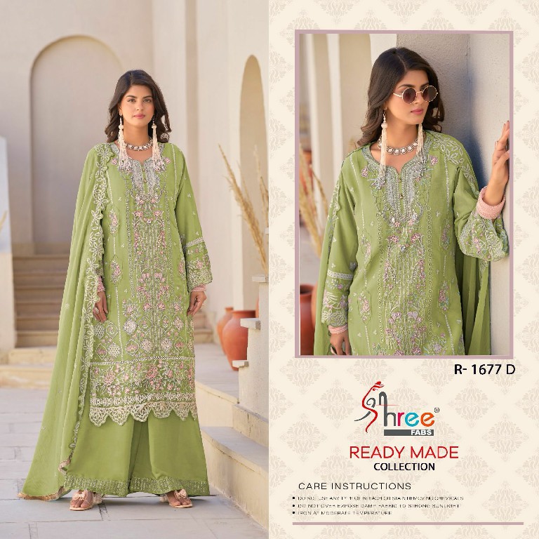 Shree Fabs R-1677 Wholesale Readymade Indian Pakistani Salwar Suits