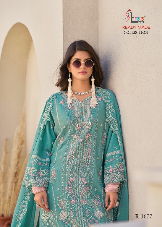 Shree Fabs R-1677 Wholesale Readymade Indian Pakistani Salwar Suits