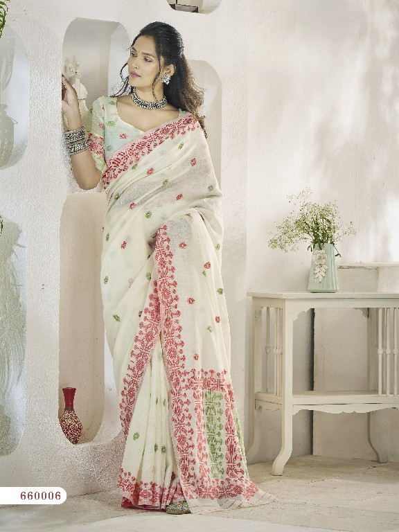 Rajpath Disha Silk Wholesale Linen Fabrics Indian Sarees