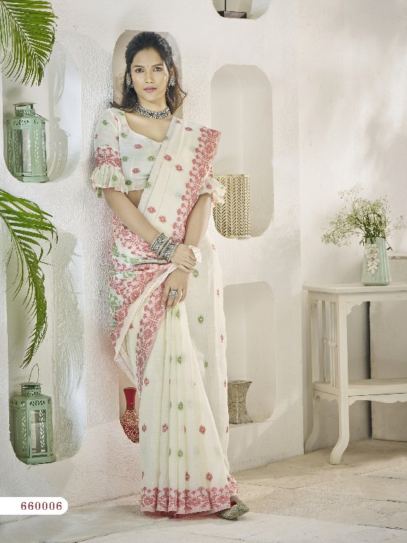 Rajpath Disha Silk Wholesale Linen Fabrics Indian Sarees