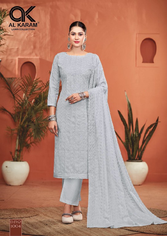 Al Karam Guzarish Chifli Work Wholesale Dress Material