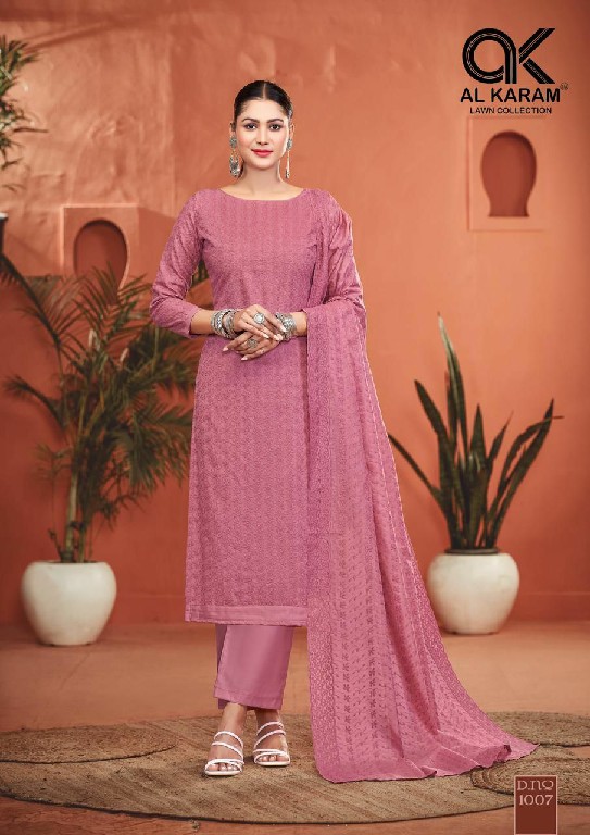 Al Karam Guzarish Chifli Work Wholesale Dress Material