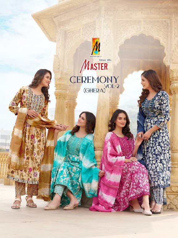 ceremony Vol-2 Ghera by master casual wear capsule print readymade suits
