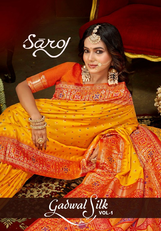 Saroj Gadwal Silk Vol-1 Wholesale Soft Silk Rich Pallu Sarees