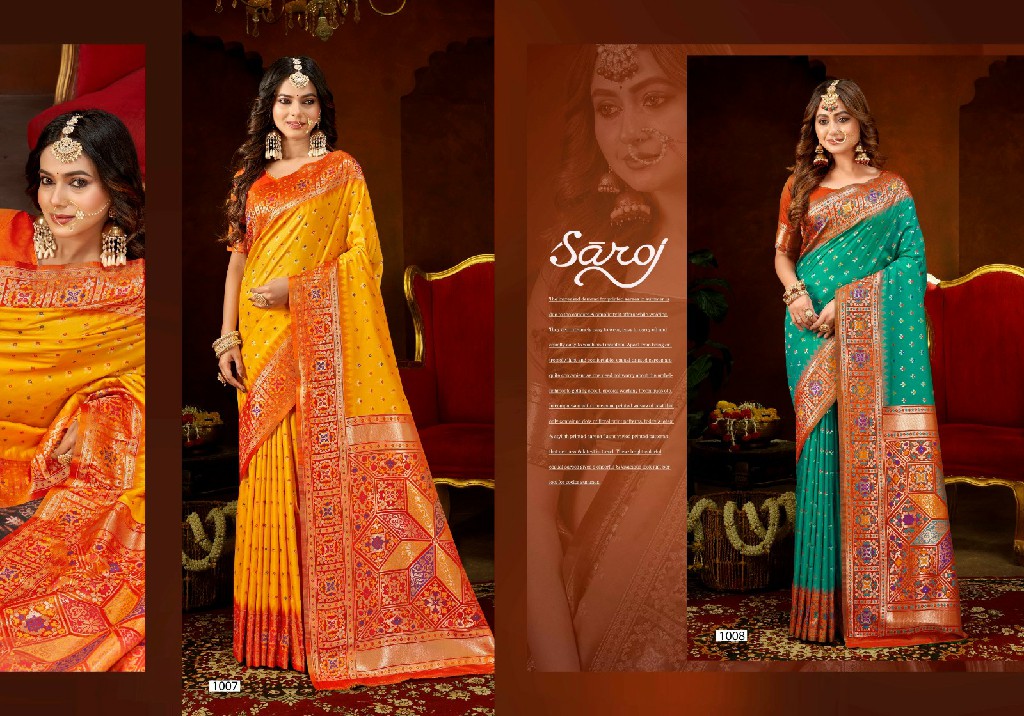 Saroj Gadwal Silk Vol-1 Wholesale Soft Silk Rich Pallu Sarees