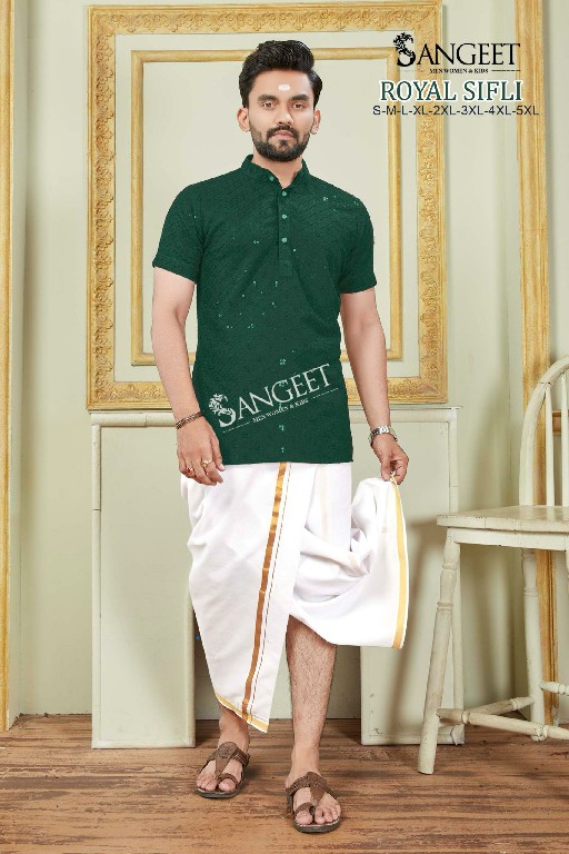 Sangeet royal sifli vol 1 sequence work rayon trendy readymade mens kurta