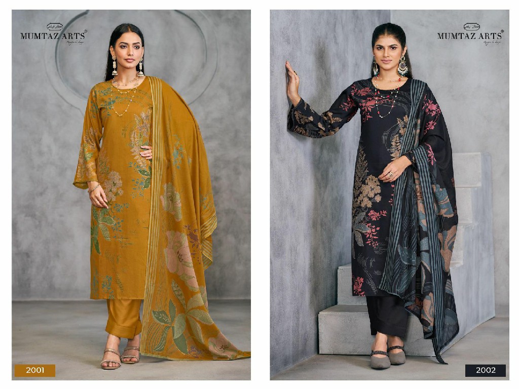 Mumtaz Arts Simran Wholesale Jam Silk With Embroidery And Handwork Dress Material