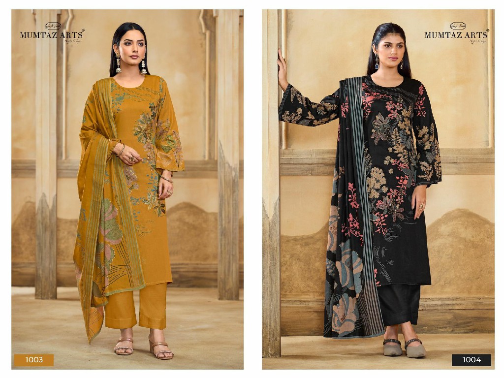 Mumtaz Arts Kayra Wholesale Jam Silk With Embroidery And Handwork Dress Material