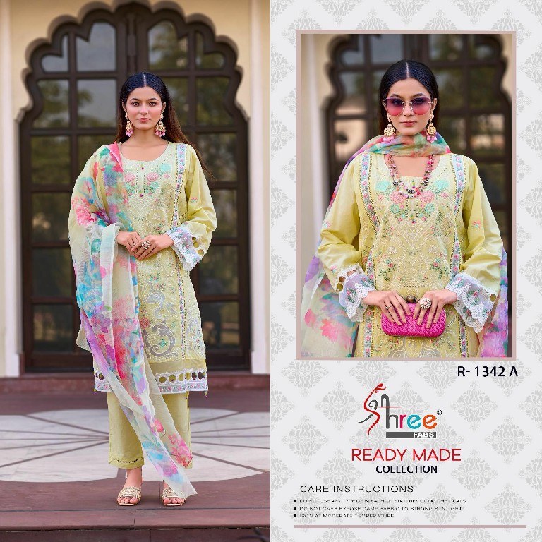 Shree Fabs R-1342 Wholesale Readymade Indian Pakistani Salwar Suits