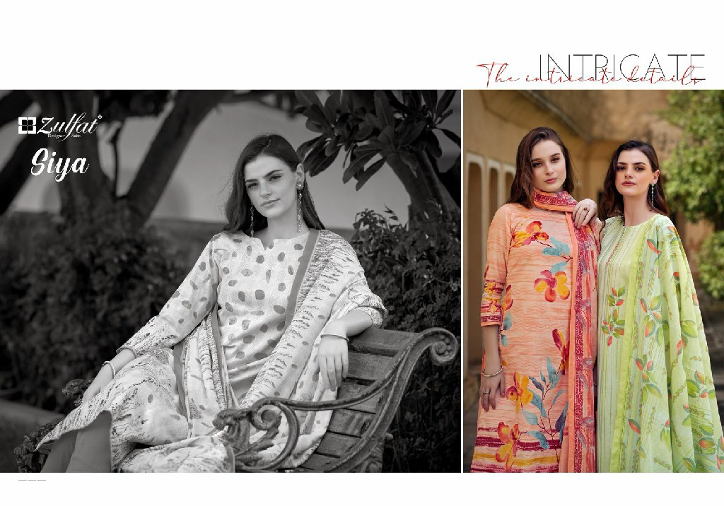 Zulfat Siya Wholesale Pure Cotton Exclusive Dress Material