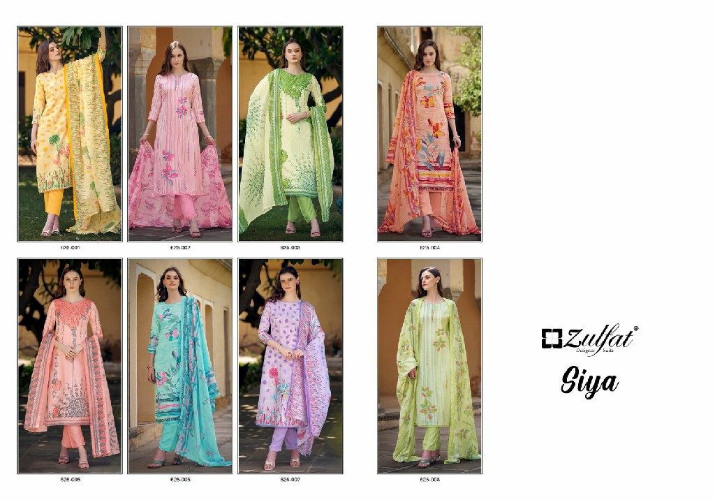 Zulfat Siya Wholesale Pure Cotton Exclusive Dress Material