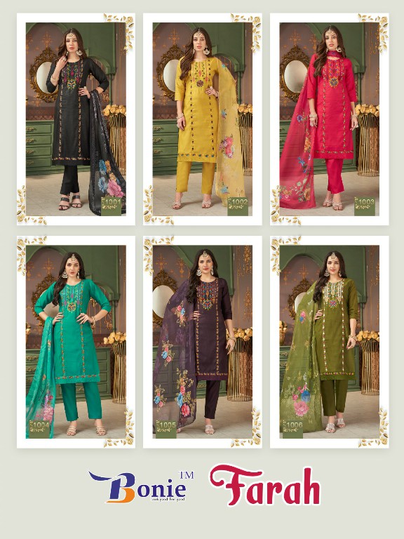 Bonie Farah Vol-1 Wholesale Kurti With Pant And Dupatta