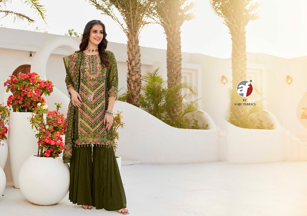 Anju Ibaadat Wholesale Kurti With Sharara And Dupatta Catalog