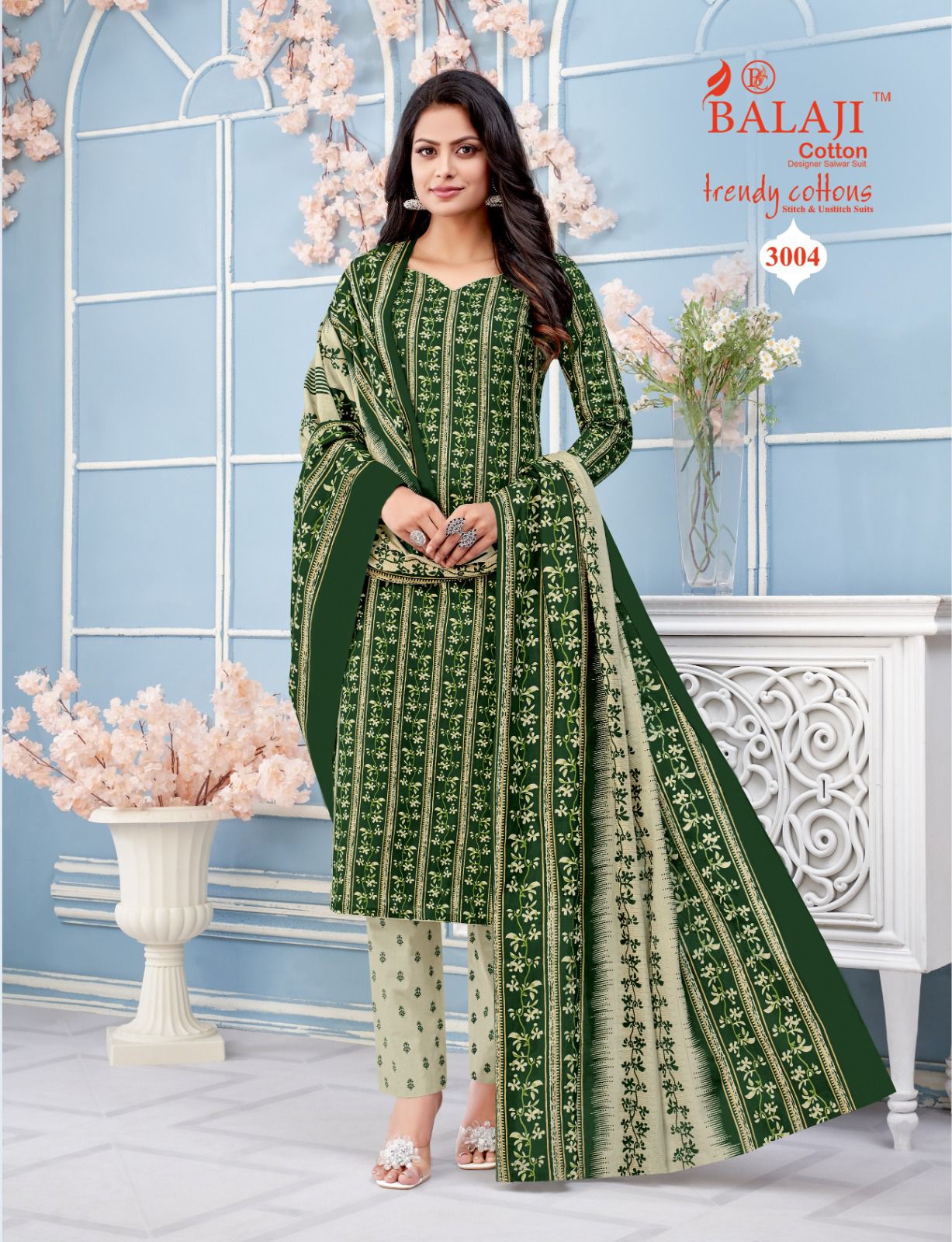 Balaji Trendy Cotton Vol-3 Wholesale Cotton Printed Dress Material