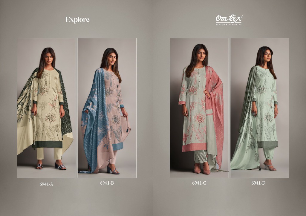 explore by omtex linen cotton comfortable unstitch salwar kameez