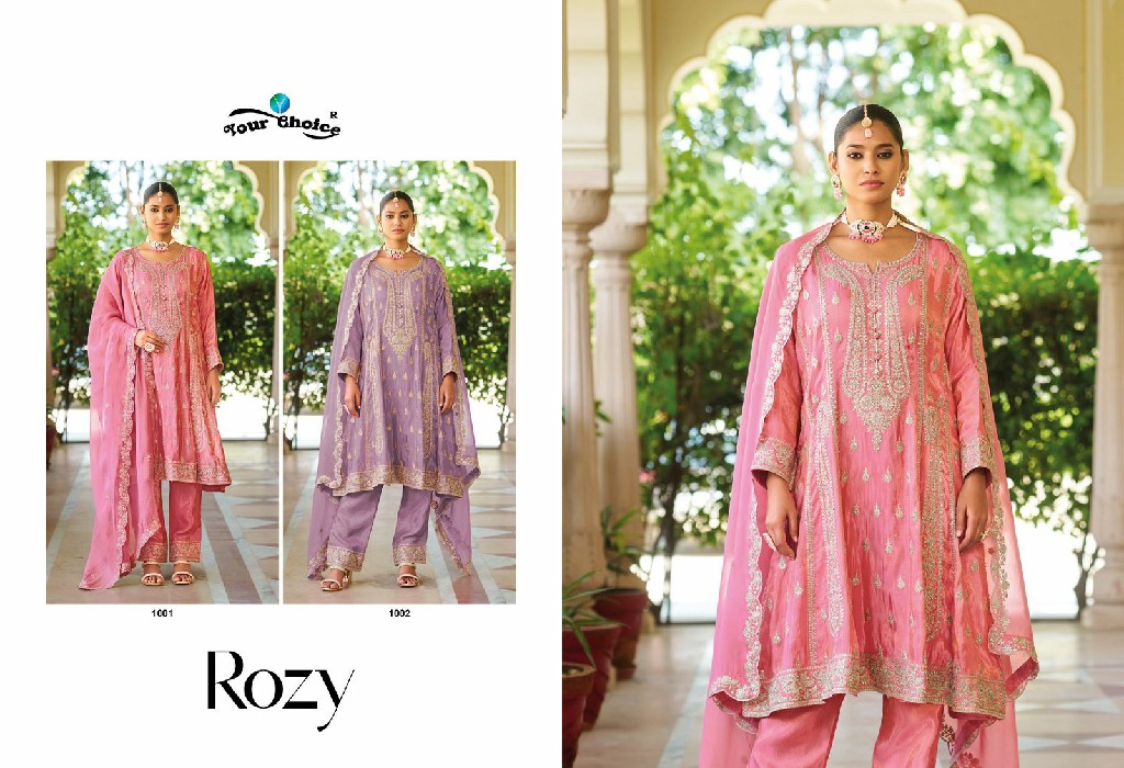 Your Choice Rozy Wholesale Simmer Readymade Free Stitched Salwar Suits