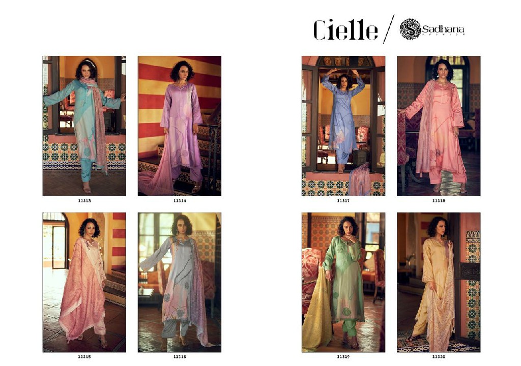 Sadhana Cielle Wholesale Pure Jaam Cotton With Eplic Work Salwar Kameez