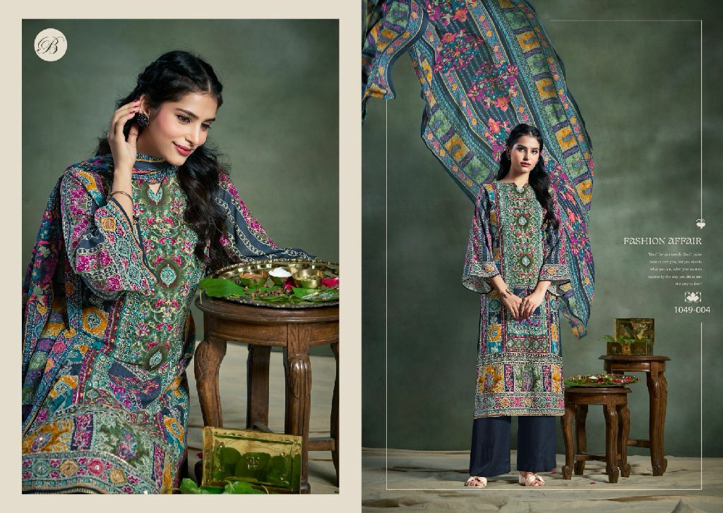 Belliza Suhana Wholesale Pure Viscose Reyon With Handwork Dress Material