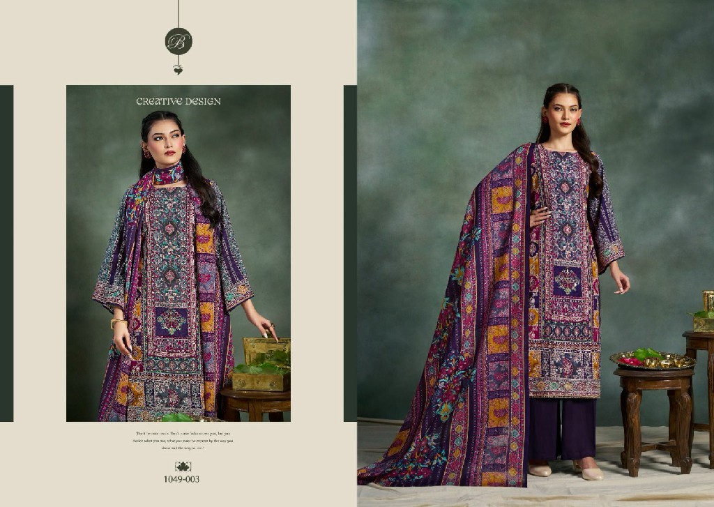 Belliza Suhana Wholesale Pure Viscose Reyon With Handwork Dress Material