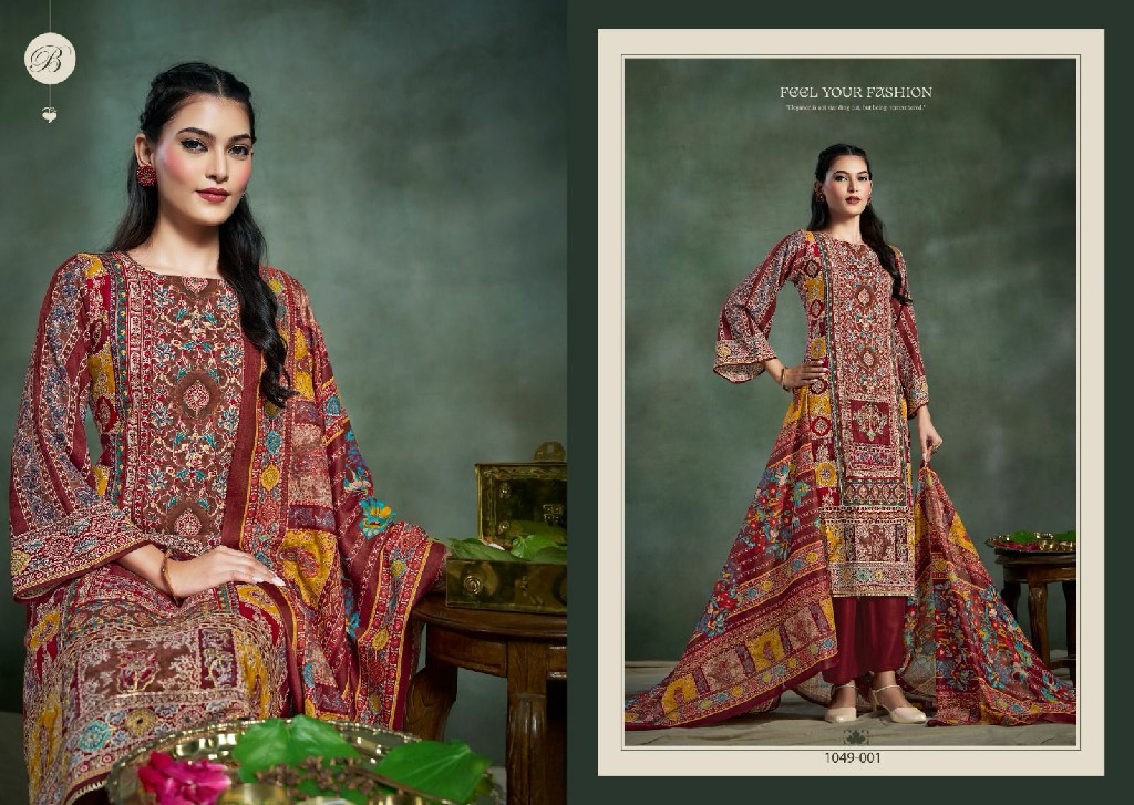 Belliza Suhana Wholesale Pure Viscose Reyon With Handwork Dress Material
