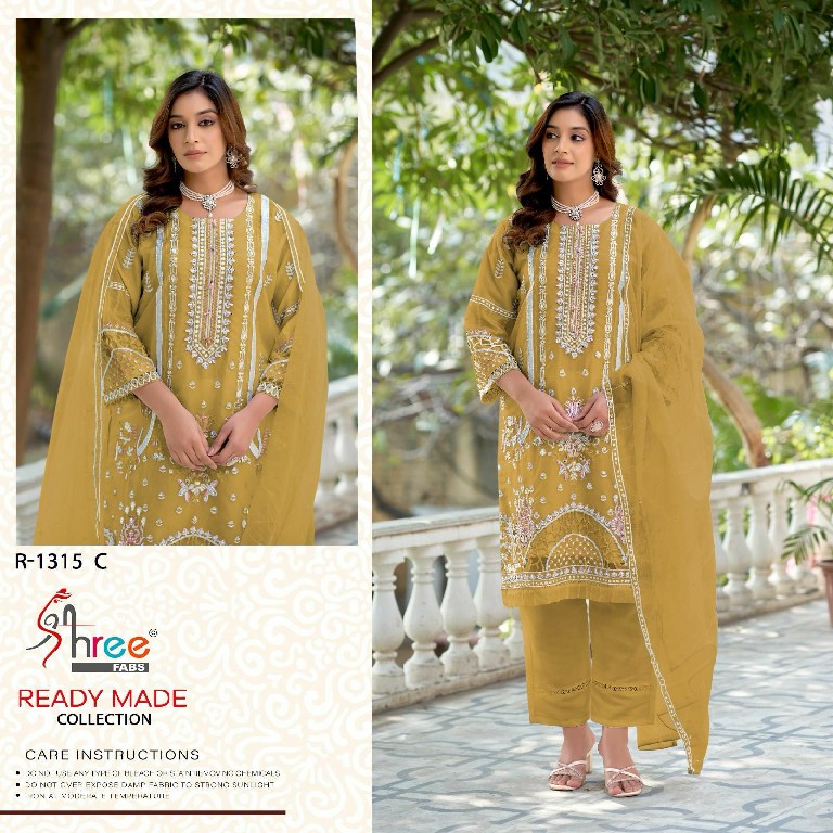 Shree Fabs R-1315 Wholesale Readymade Indian Pakistani Salwar Suits