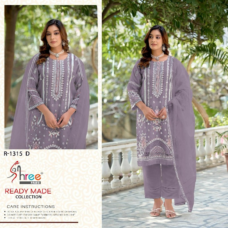 Shree Fabs R-1315 Wholesale Readymade Indian Pakistani Salwar Suits