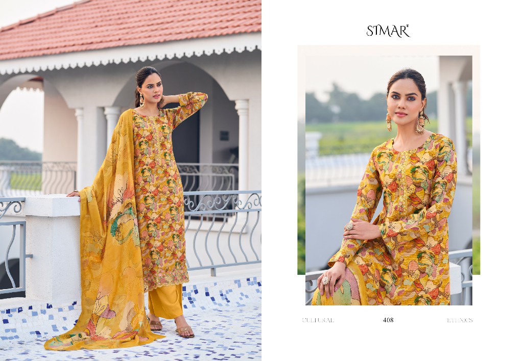 Glossy Simar Turvi Wholesale Viscose Lining Digital With Embroidery Work Salwar Suits