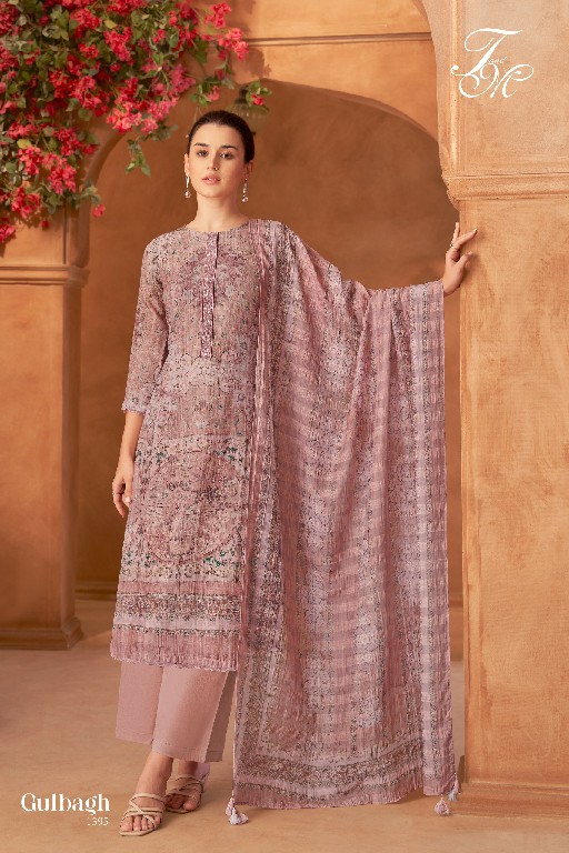 T And M Gulbagh Wholesale Pure Linen With Hand Work Salwar Suits