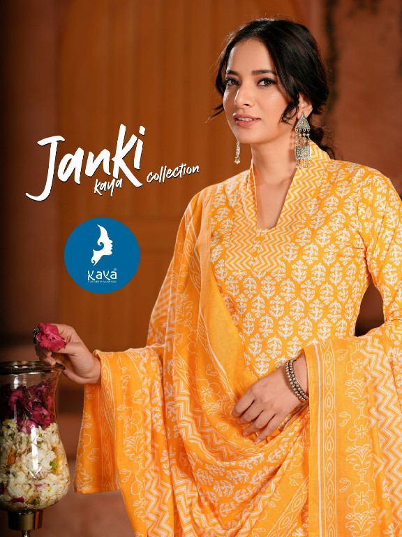 Kaya Janki Wholesale Cotton Print Readymade 3 Piece Salwar Suits
