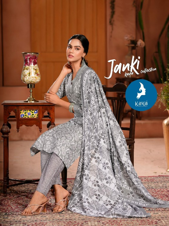 Kaya Janki Wholesale Cotton Print Readymade 3 Piece Salwar Suits