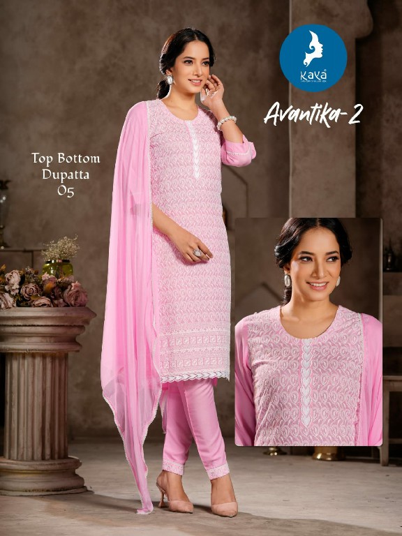 Kaya Avantika Vol-2 Wholesale Readymade 3 Piece Salwar Suits