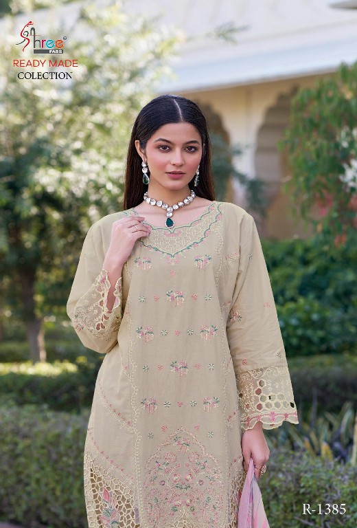 Shree Fabs R-1385 Wholesale Readymade Indian Pakistani Salwar Suits