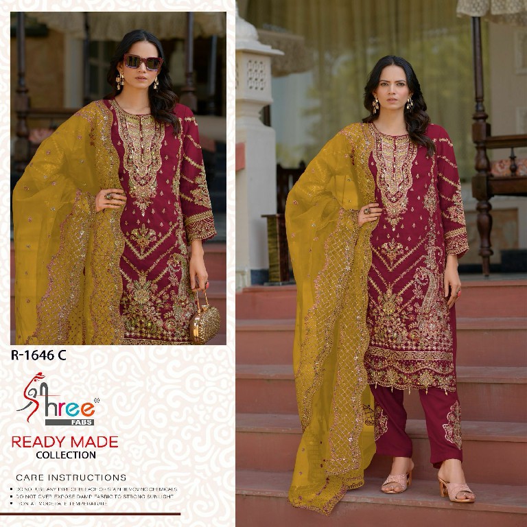Shree Fabs R-1646 Wholesale Readymade Indian Pakistani Salwar Suits