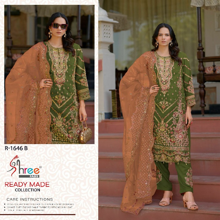 Shree Fabs R-1646 Wholesale Readymade Indian Pakistani Salwar Suits