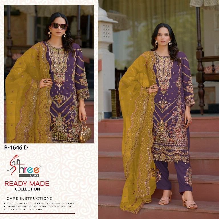 Shree Fabs R-1646 Wholesale Readymade Indian Pakistani Salwar Suits