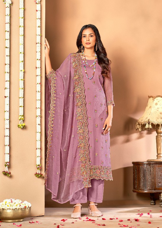 Bela Fashion Kristal Wholesale Crystal Chiffon Straight Salwar Suits