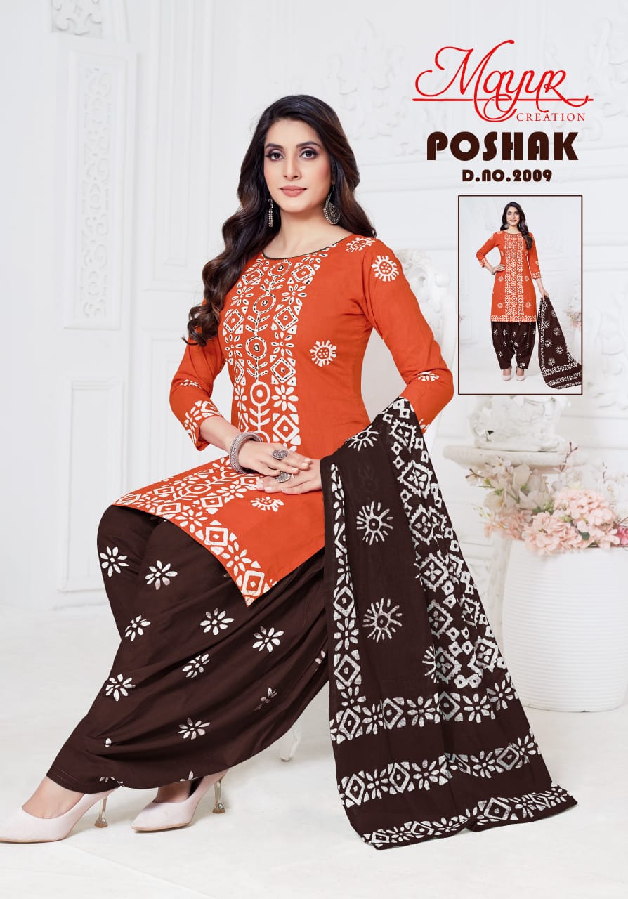 Mayur Poshak Vol-2 Wholesale Pure Cotton Printed Dress Material