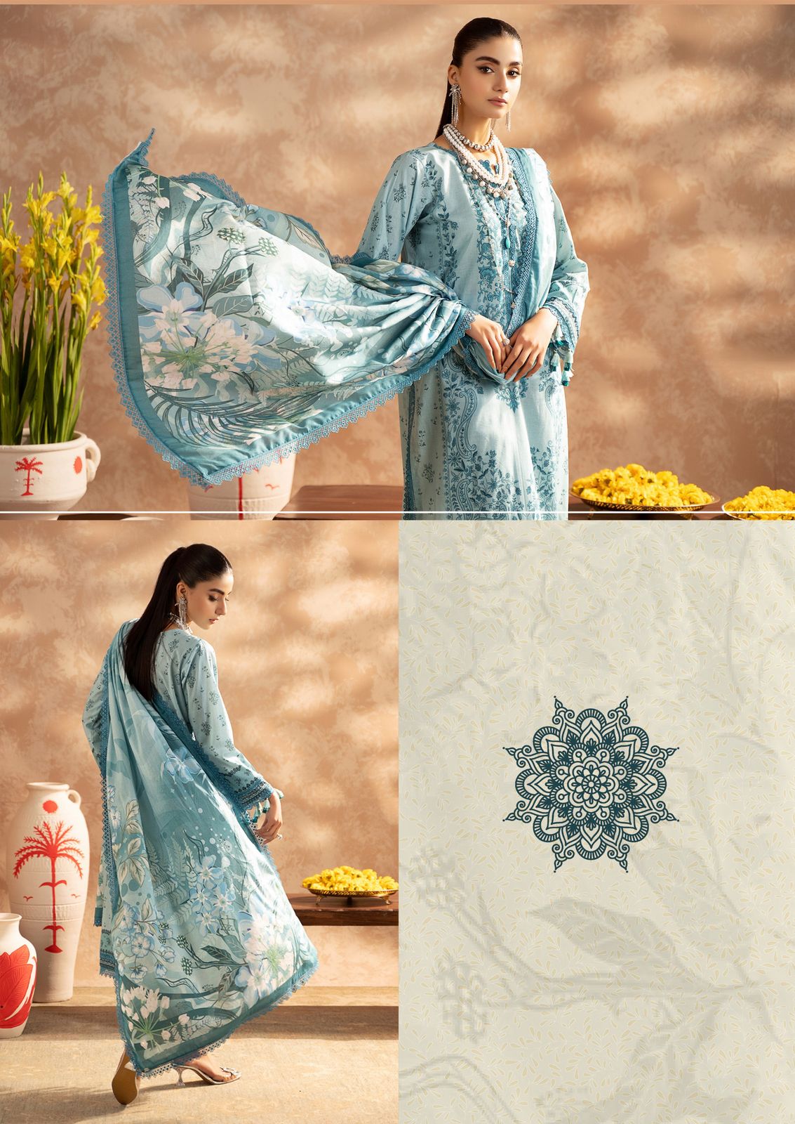 NAFISA SAFINA KARACHI SUITS VOL 12 PAKISTANI CASUAL WEAR DRESS MATERIAL