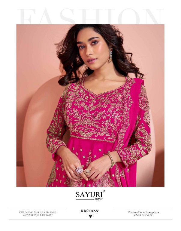 sayuri designer veera fully stitch georgette traditional plazzo suit for festivals