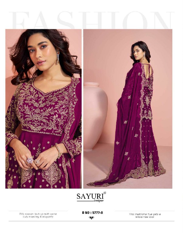 sayuri designer veera fully stitch georgette traditional plazzo suit for festivals