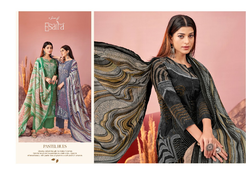 belona Esaira By esta design cotton cambric unique colours suit for ladies