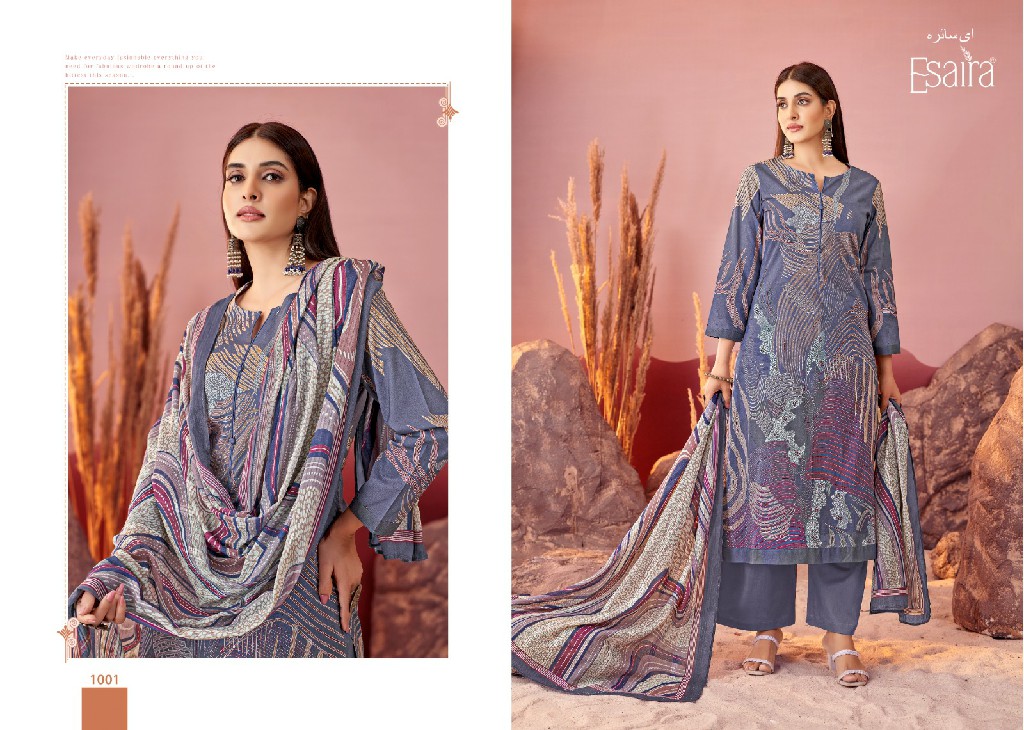 belona Esaira By esta design cotton cambric unique colours suit for ladies