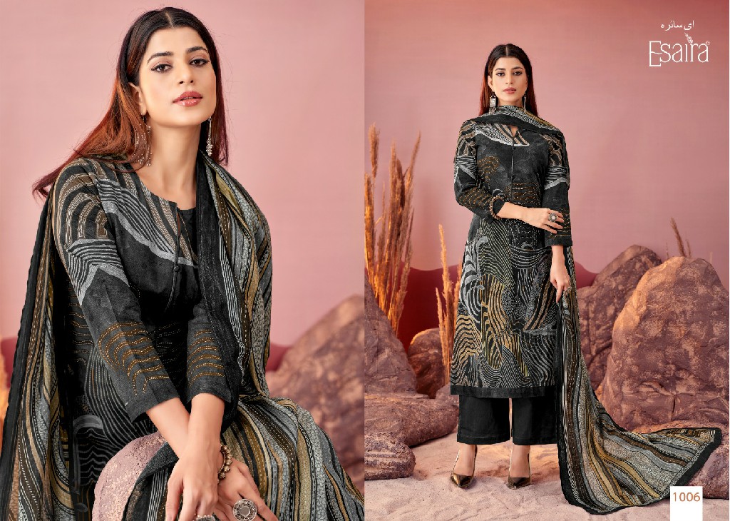 belona Esaira By esta design cotton cambric unique colours suit for ladies