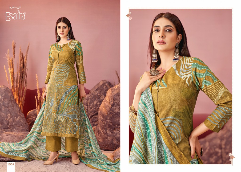 belona Esaira By esta design cotton cambric unique colours suit for ladies